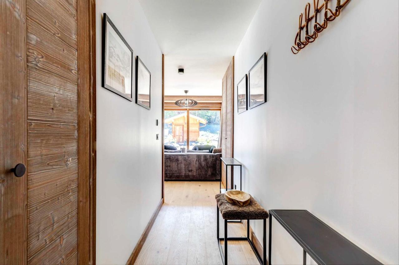 4-Room Apartment With Garden, Gym And Shared Spa Megève Exteriör bild