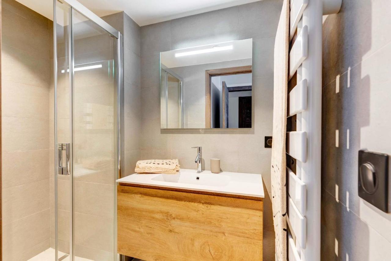4-Room Apartment With Garden, Gym And Shared Spa Megève Exteriör bild
