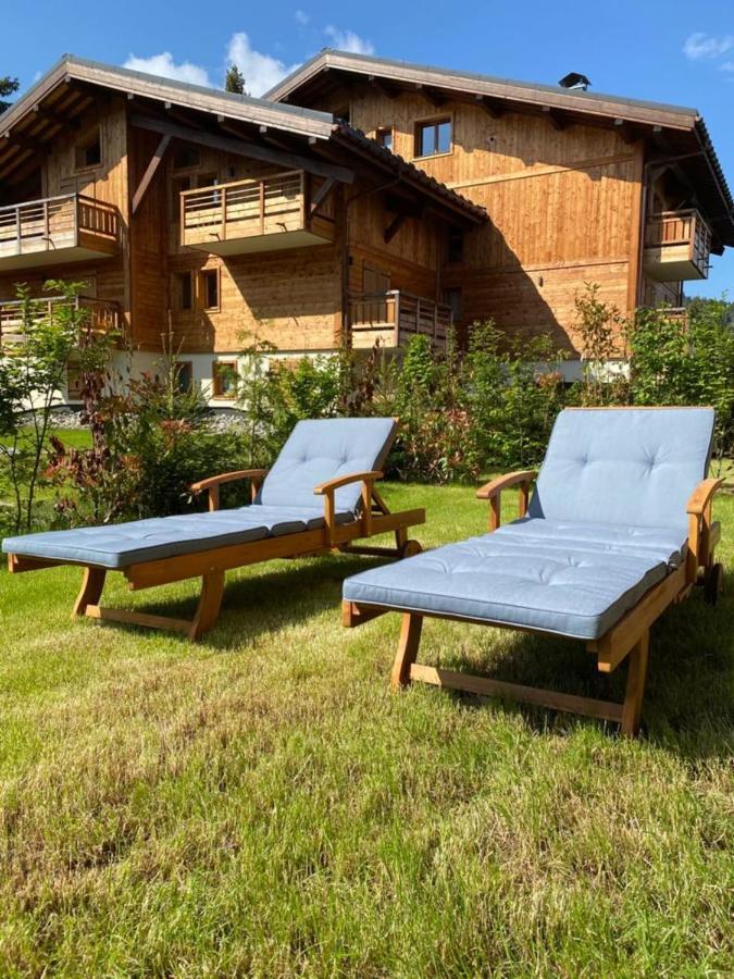 4-Room Apartment With Garden, Gym And Shared Spa Megève Exteriör bild