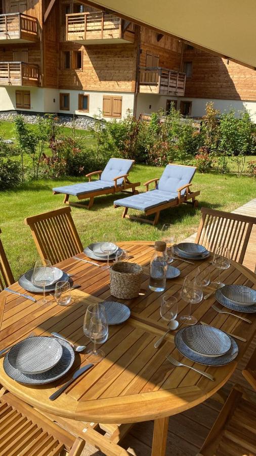 4-Room Apartment With Garden, Gym And Shared Spa Megève Exteriör bild